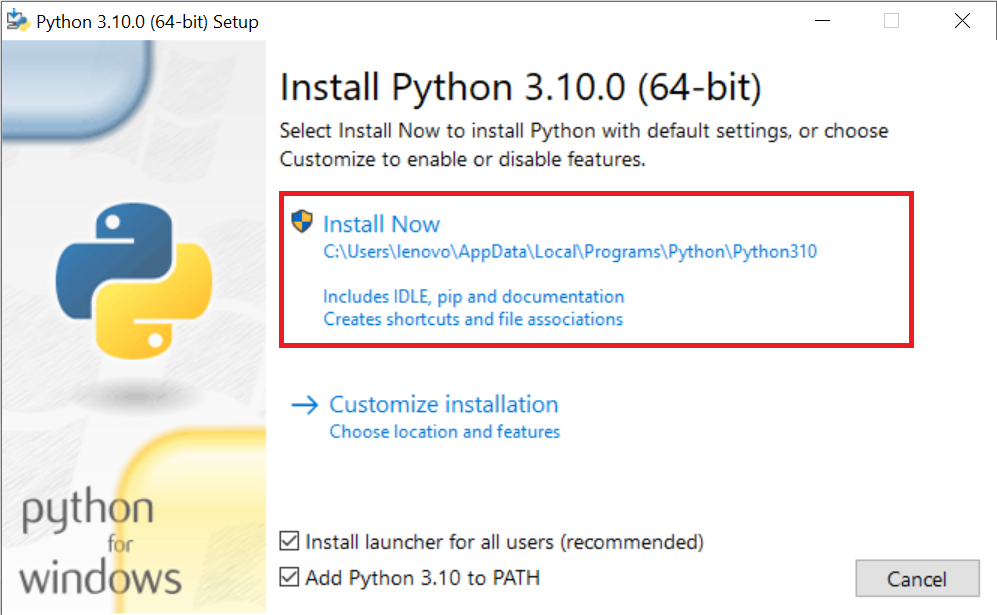 Python-install-window
